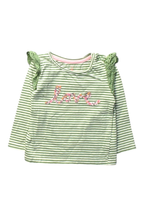 A Green Long Sleeve Tops from Mothercare in size 6-12M for girl. (Front View)