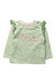A Green Long Sleeve Tops from Mothercare in size 6-12M for girl. (Front View)