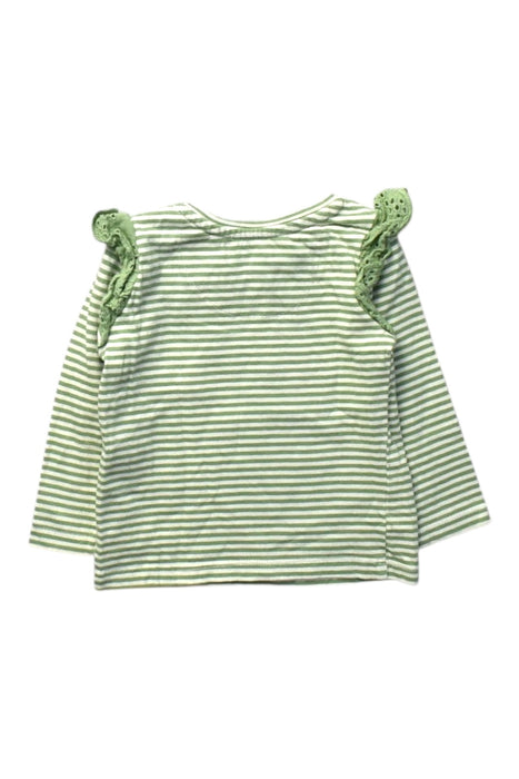 A Green Long Sleeve Tops from Mothercare in size 6-12M for girl. (Back View)