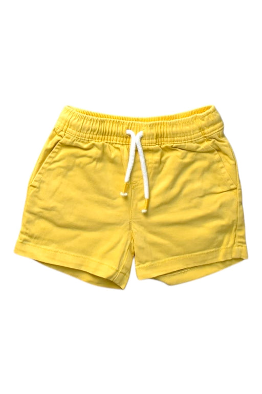 A Yellow Shorts from Seed in size 2T for boy. (Front View)