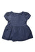 A Navy Short Sleeve Dresses from Jacadi in size 12-18M for girl. (Front View)