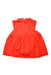 A Red Sleeveless Dresses from Chateau de Sable in size 3-6M for girl. (Front View)