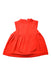 A Red Sleeveless Dresses from Chateau de Sable in size 3-6M for girl. (Back View)