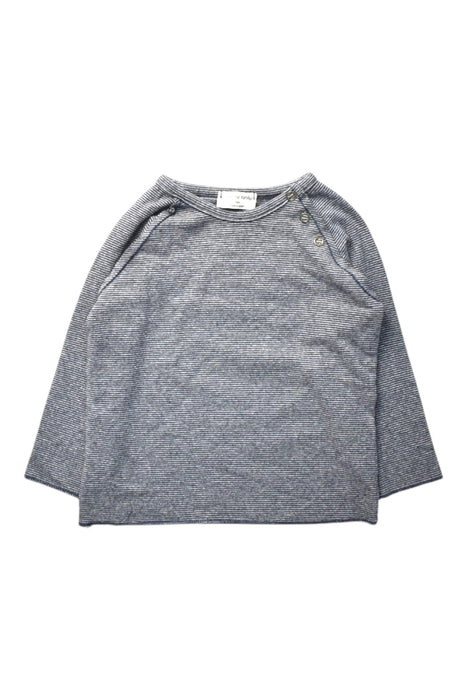 A Grey Long Sleeve Tops from 1 + in the family in size 18-24M for boy. (Front View)