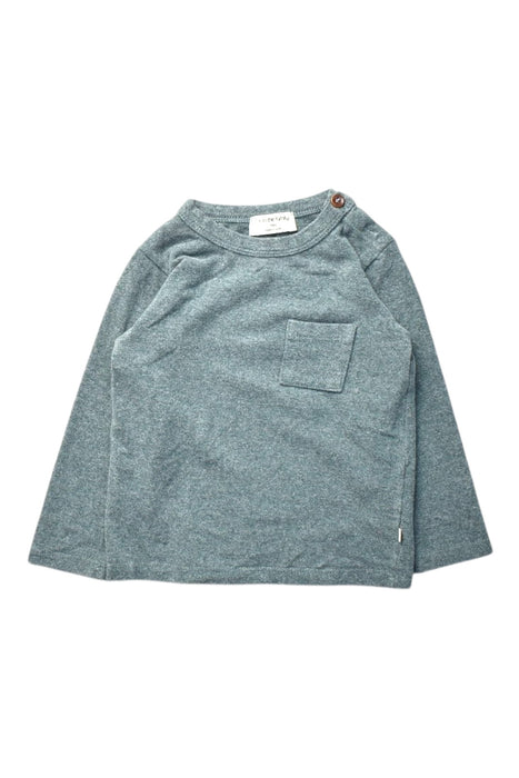 A Grey Long Sleeve Tops from 1 + in the family in size 12-18M for boy. (Front View)