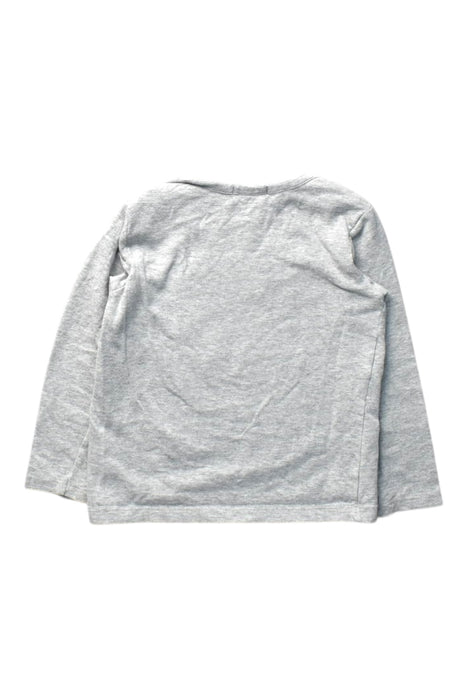 A Grey Long Sleeve T Shirts from 1 + in the family in size 12-18M for boy. (Back View)