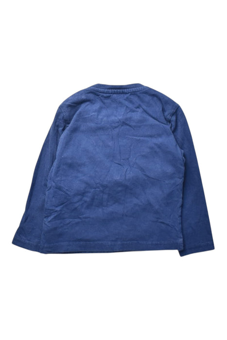 A Blue Long Sleeve T Shirts from Jojo Maman Bébé in size 2T for boy. (Back View)