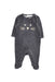 A Black Onesies from Seed in size 0-3M for girl. (Front View)