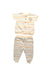 A Beige Pants Sets from Rabbit + Bear in size 6-12M for boy. (Front View)
