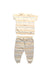A Beige Pants Sets from Rabbit + Bear in size 6-12M for boy. (Back View)