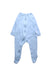 A Blue Onesies from Purebaby in size 3-6M for boy. (Front View)