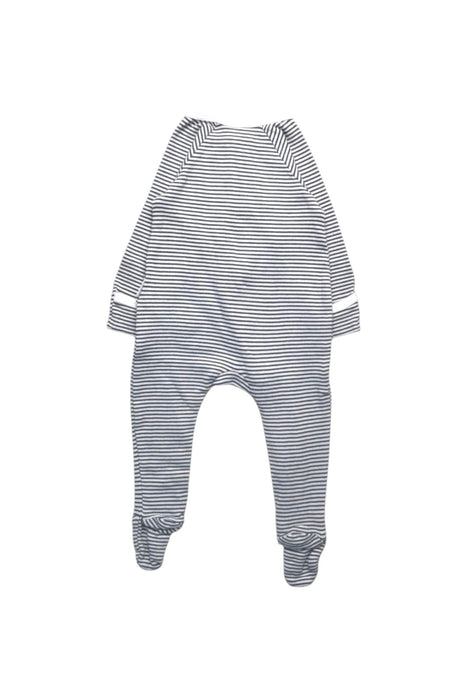 A White Onesies from Purebaby in size 3-6M for boy. (Back View)