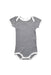 A Navy Short Sleeve Bodysuits from Petit Bateau in size 3-6M for boy. (Front View)