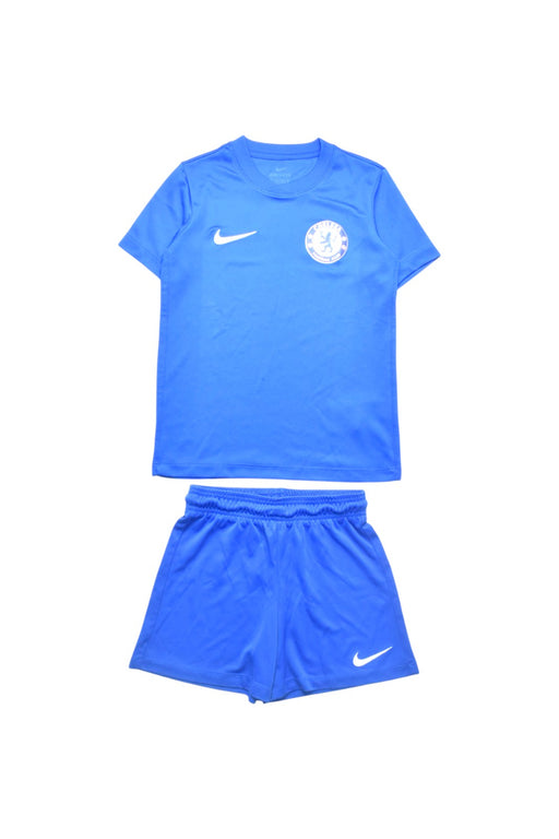 A Blue Shorts Sets from Nike in size 6T for boy. (Front View)