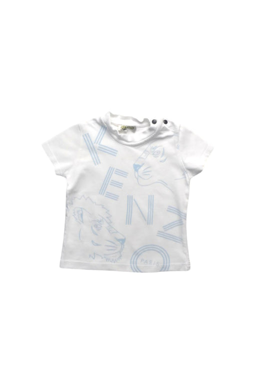 A White Short Sleeve T Shirts from Kenzo in size 3-6M for boy. (Front View)