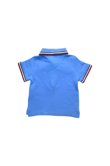 A Blue Short Sleeve Polos from Tommy Hilfiger in size 3-6M for boy. (Back View)