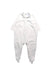 A White Long Sleeve Rompers from Babidu in size 6-12M for boy. (Front View)