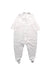 A White Long Sleeve Rompers from Babidu in size 6-12M for boy. (Back View)