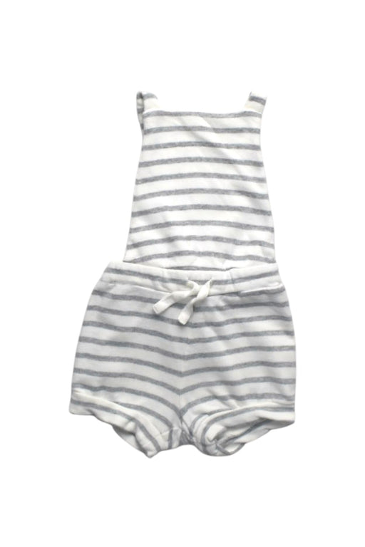 A Grey Sleeveless Rompers from Seed in size 3-6M for boy. (Front View)