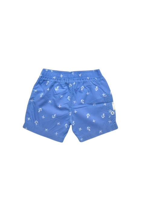 A Blue Shorts from Purebaby in size 3-6M for boy. (Back View)