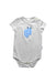 A Grey Short Sleeve Bodysuits from Sea Apple in size 3-6M for boy. (Front View)