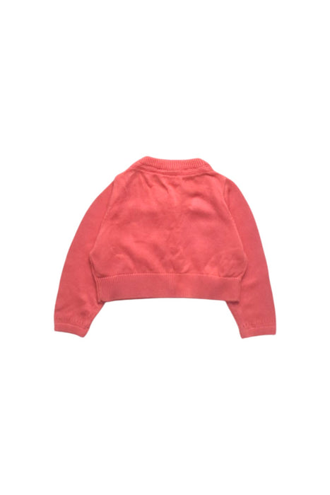 A Pink Cardigans from Chateau de Sable in size 3-6M for girl. (Back View)
