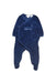 A Navy Onesies from Purebaby in size 0-3M for boy. (Front View)