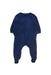 A Navy Onesies from Purebaby in size 0-3M for boy. (Back View)