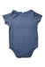 A Blue Short Sleeve Bodysuits from Mori in size 6-12M for boy. (Front View)