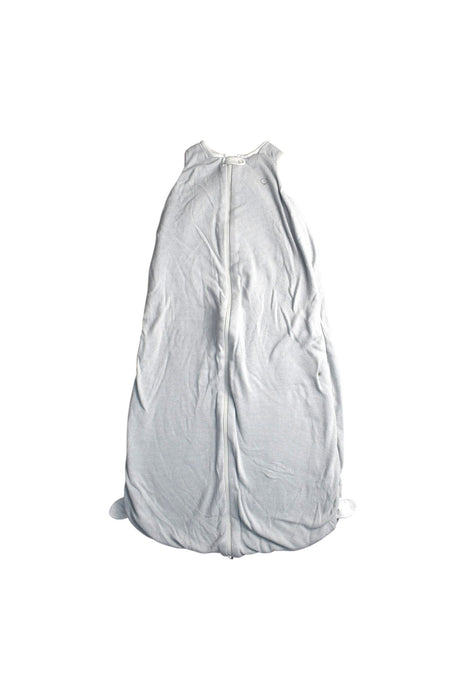A White Sleepsacs from Mori in size 6-12M for boy. (Front View)