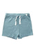 A Blue Shorts from Mori in size 6-12M for boy. (Front View)
