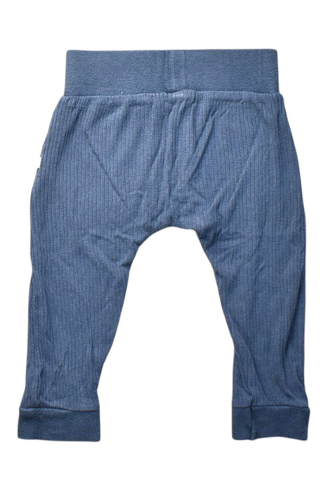 A Blue Casual Pants from Mori in size 6-12M for boy. (Back View)