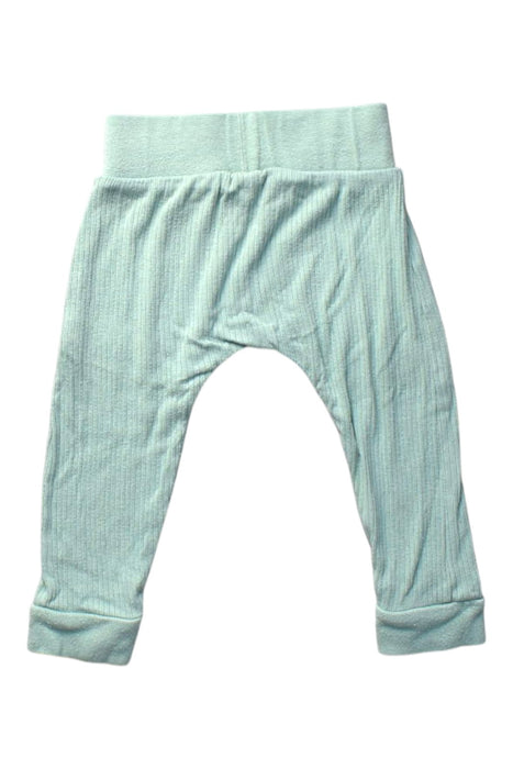 A Teal Casual Pants from Mori in size 6-12M for girl. (Back View)