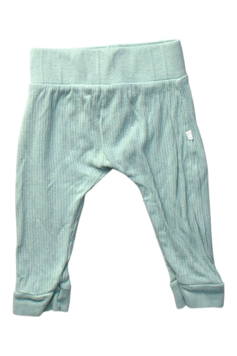A Teal Casual Pants from Mori in size 6-12M for girl. (Front View)