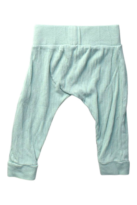 A Teal Casual Pants from Mori in size 6-12M for girl. (Back View)