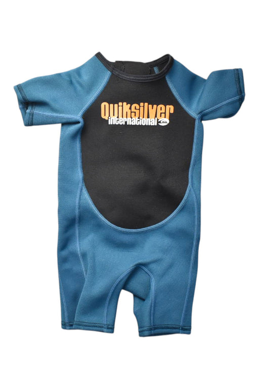 A Black Rash Guards from Quiksilver in size 2T for boy. (Front View)