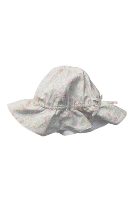 A Multicolour Sun Hats from The Little White Company in size 12-18M for girl. (Front View)