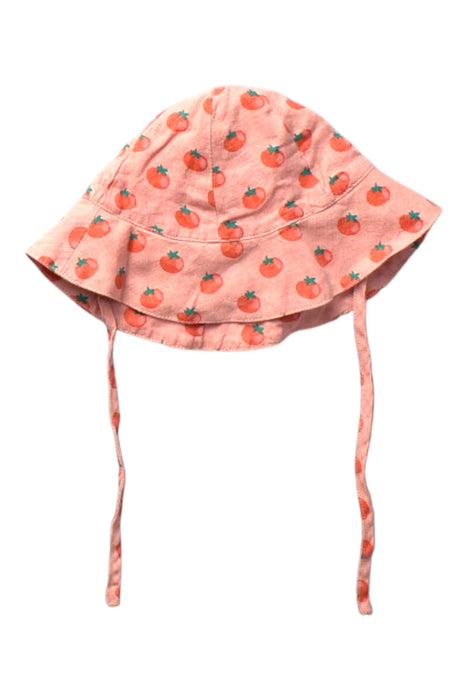 A Pink Sun Hats from Oeuf in size 0-3M for girl. (Front View)