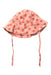 A Pink Sun Hats from Oeuf in size 0-3M for girl. (Front View)