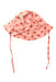 A Pink Sun Hats from Oeuf in size 0-3M for girl. (Back View)