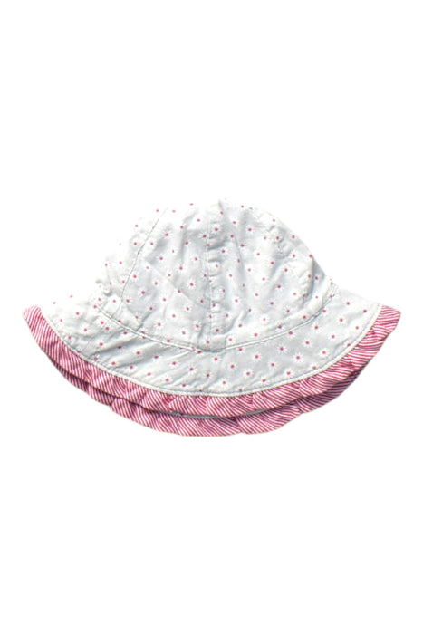 A White Sun Hats from Wallaroo Hat Company  in size 6-12M for girl. (Back View)