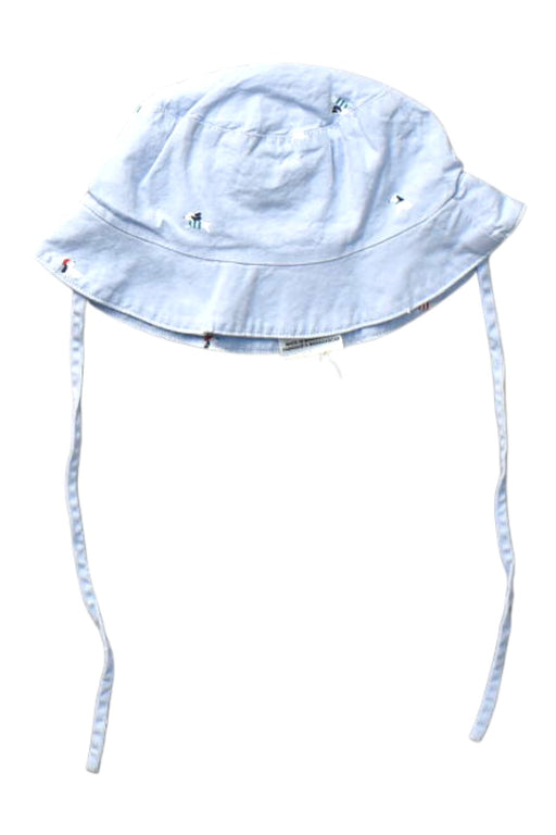 A White Sun Hats from Jacadi in size 6-12M for boy. (Front View)