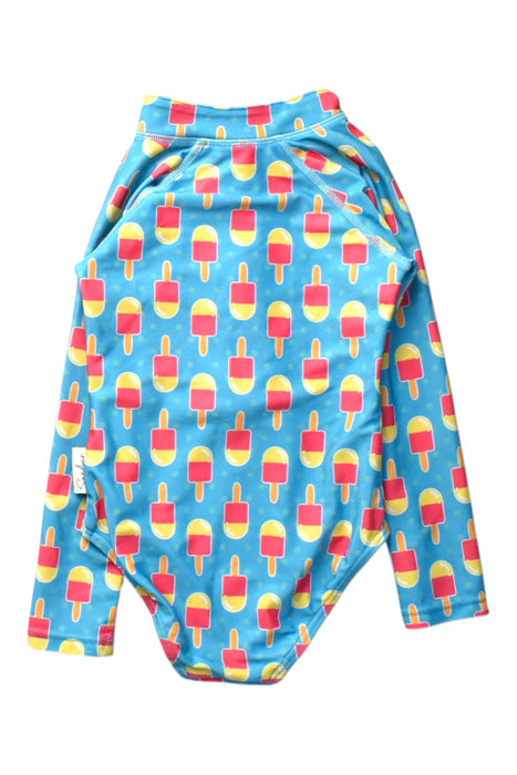 A Multicolour Rash Guards from Sandbar in size 2T for girl. (Back View)