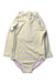 A Yellow Rash Guards from Seed in size 12-18M for girl. (Front View)