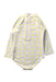 A Yellow Rash Guards from Seed in size 12-18M for girl. (Back View)