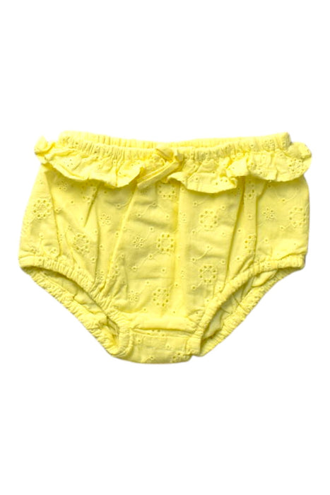 A Yellow Bloomers from Seed in size 6-12M for girl. (Front View)