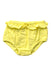 A Yellow Bloomers from Seed in size 6-12M for girl. (Front View)
