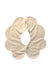 A Beige Bibs from Konny in size O/S for girl. (Back View)