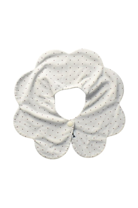 A White Bibs from Konny in size O/S for girl. (Back View)