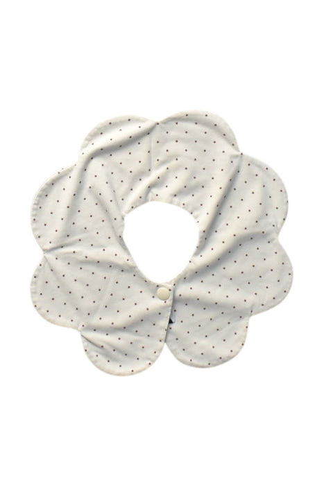 A White Bibs from Konny in size O/S for girl. (Back View)